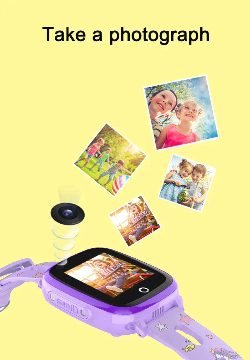 4G Kids Watch GPS SOS Tracking Kids Smart Activity Tracker Waterproof