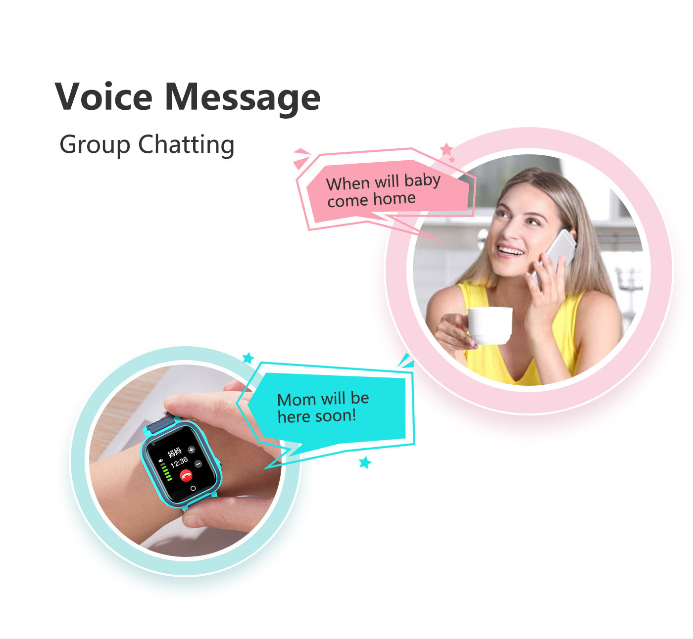 4G Kids Waterproof GPS SOS Tracking Kids Smart Watch Activity Tracker With Video Calling & Touch Screen