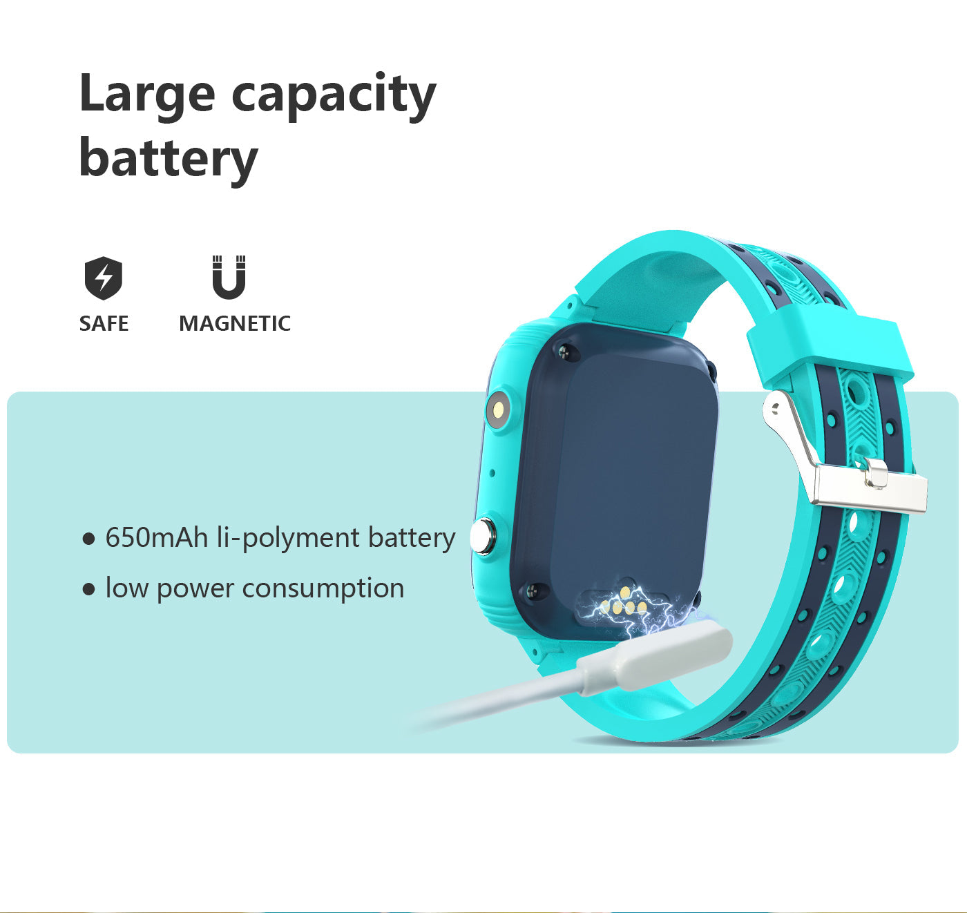 4G Kids Waterproof GPS SOS Tracking Kids Smart Watch Activity Tracker With Video Calling & Touch Screen