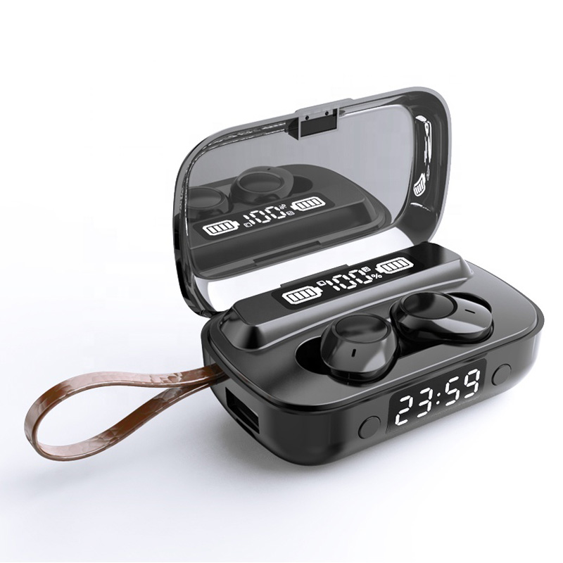 LED Stereo Touch Control Bluetooth Wireless Waterproof Earphones Earbuds Headphones With Power bank 9D & Surround Sound