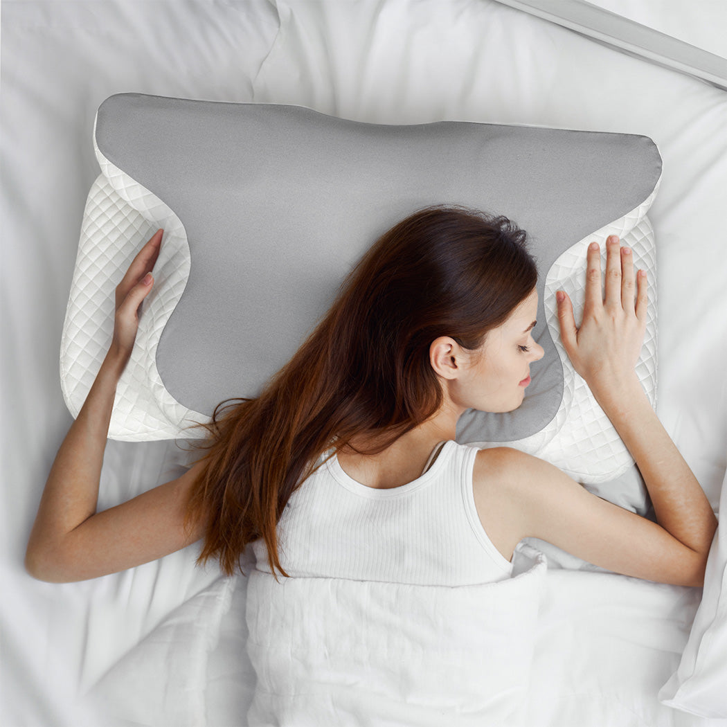 Dreamz Memory Foam Pillow Shoulder Neck Support-1973193535964450822