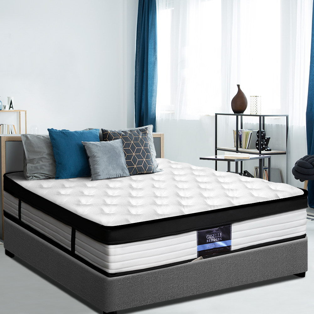 Giselle Bedding 31cm Mattress Euro Top Double