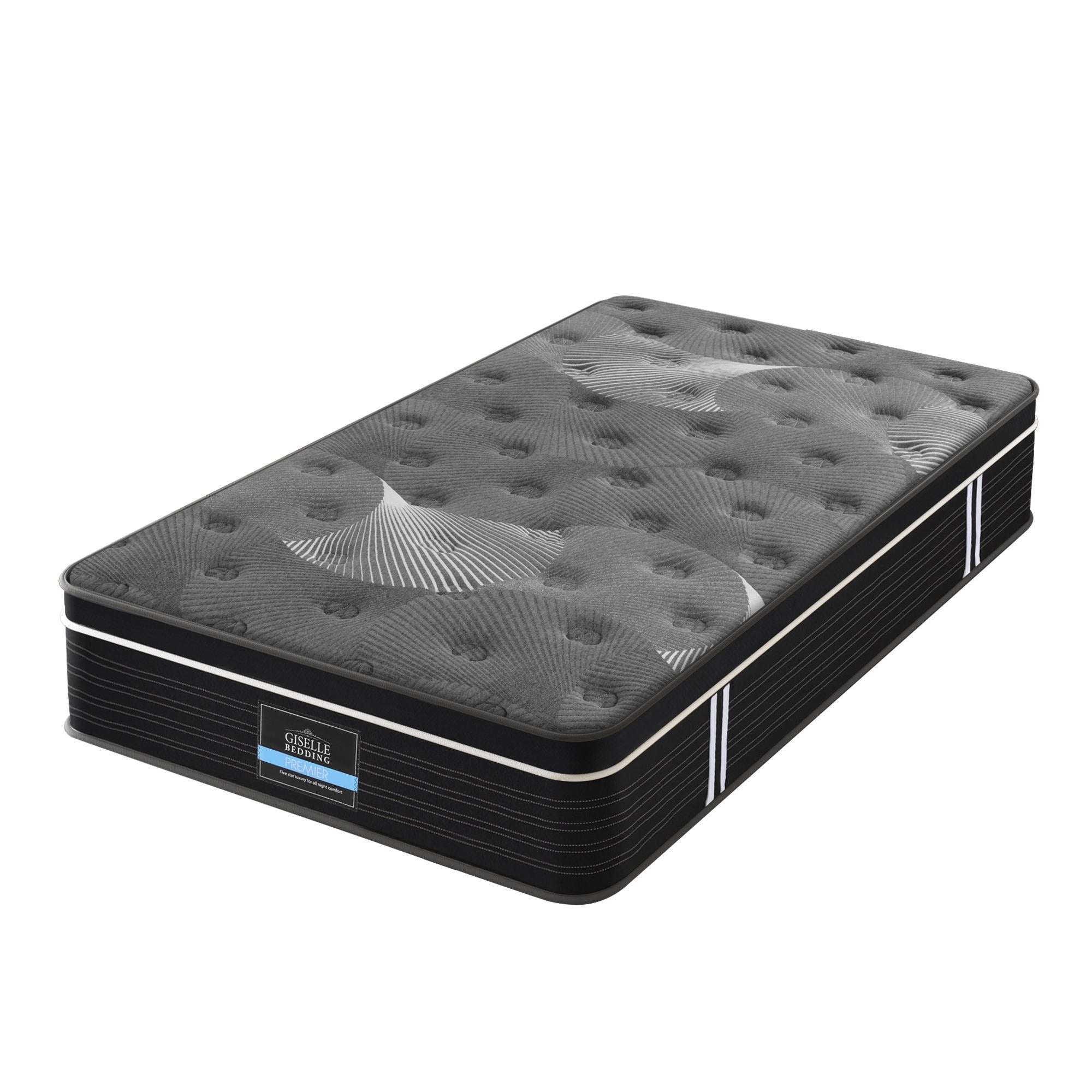 Giselle Bedding 35cm Mattress Graphene Memory Foam Medium Firm Euro Top Mattresses King Single