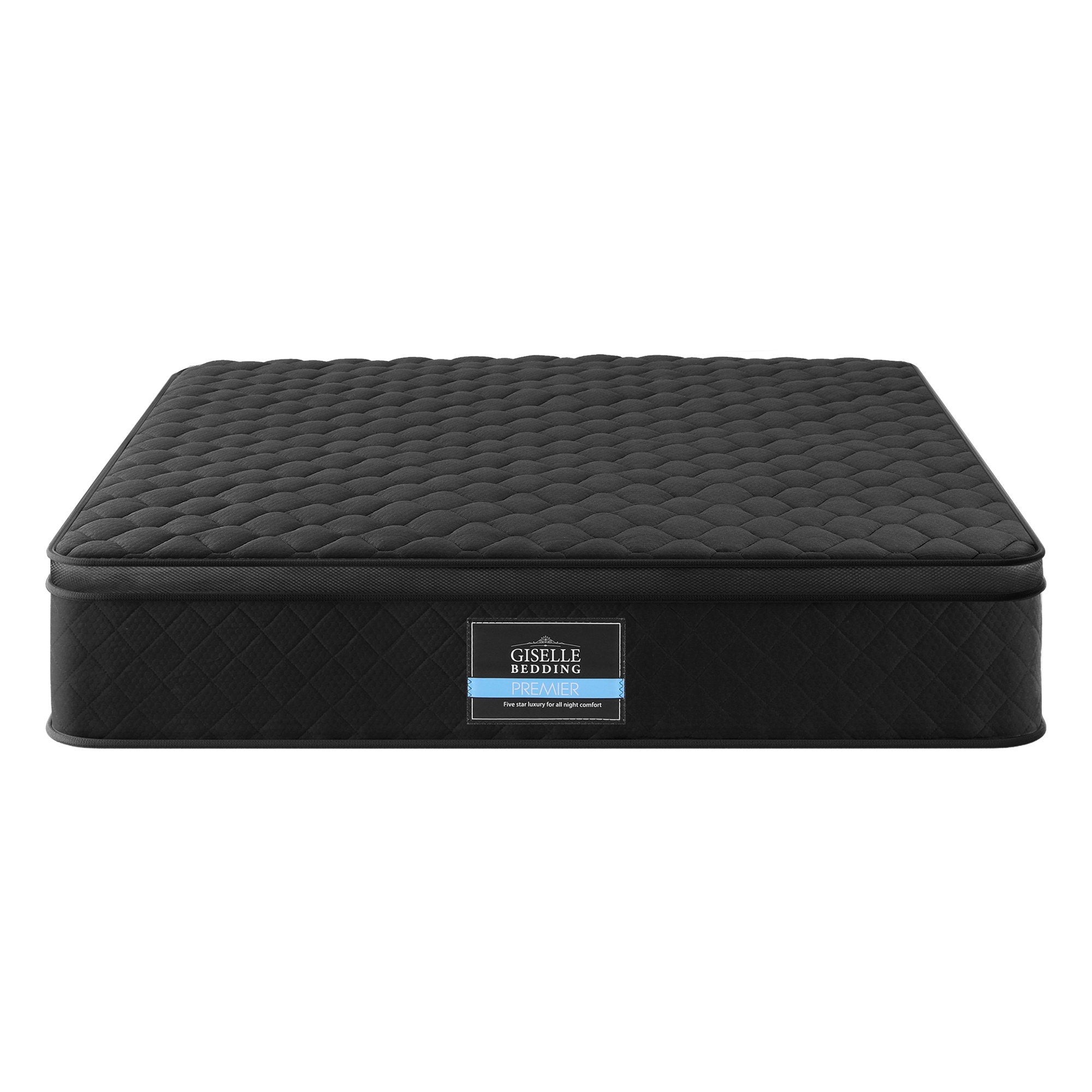 Giselle Bedding Mattress 34cm 5-Zone Pocket Spring Egg-crate Memory Foam Double