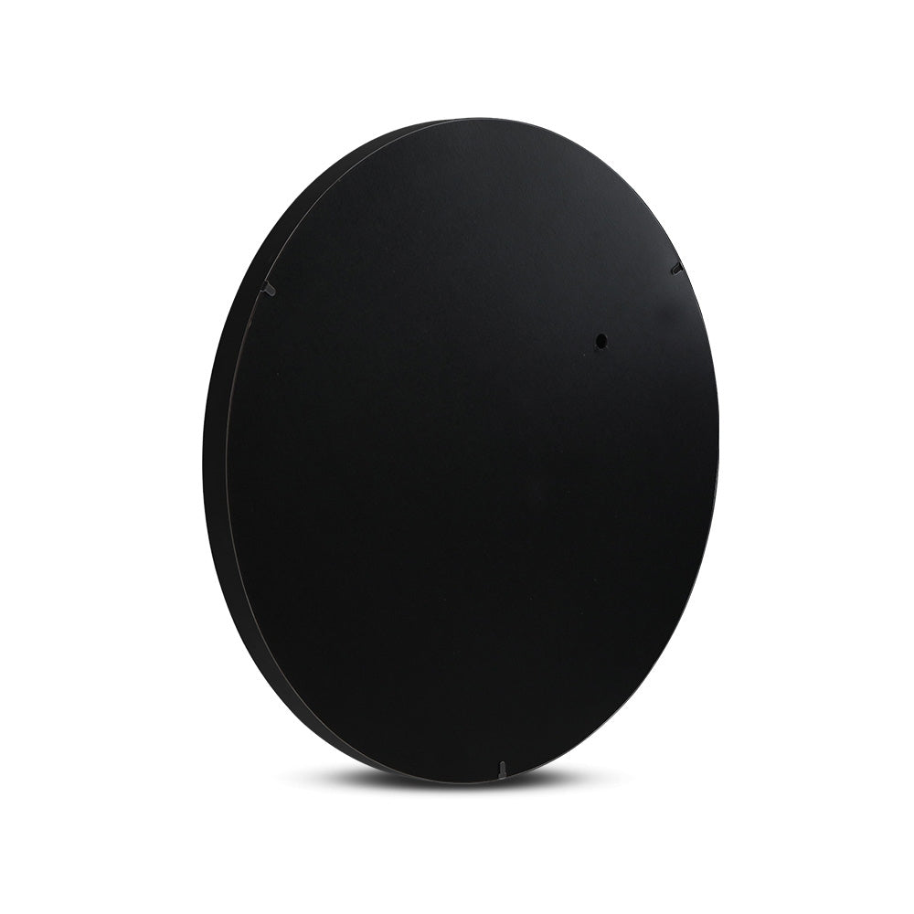 Embellir 2 Wall Mirror Makeup 60cm Home Decor Framed Mirrors Bathroom Round Black