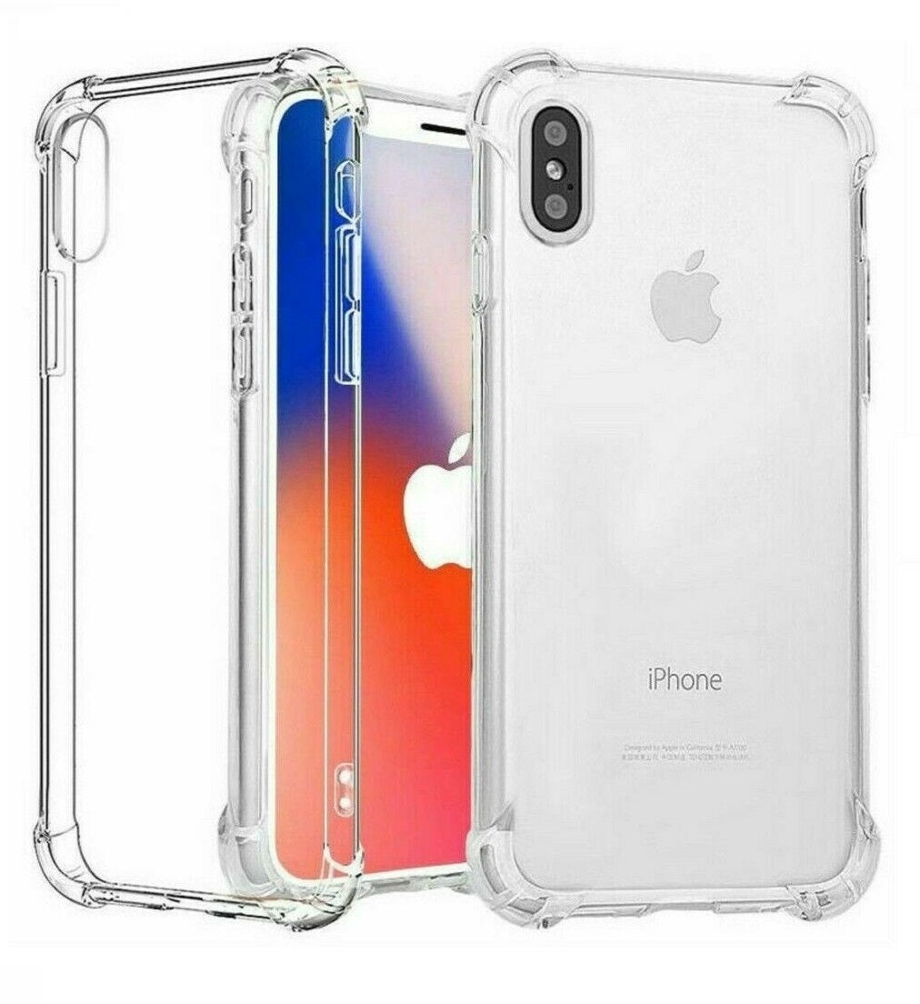 Clear Shockproof Bumper Back Case Cover For iPhone 15 14 13 12 11 Pro XS MAX XR