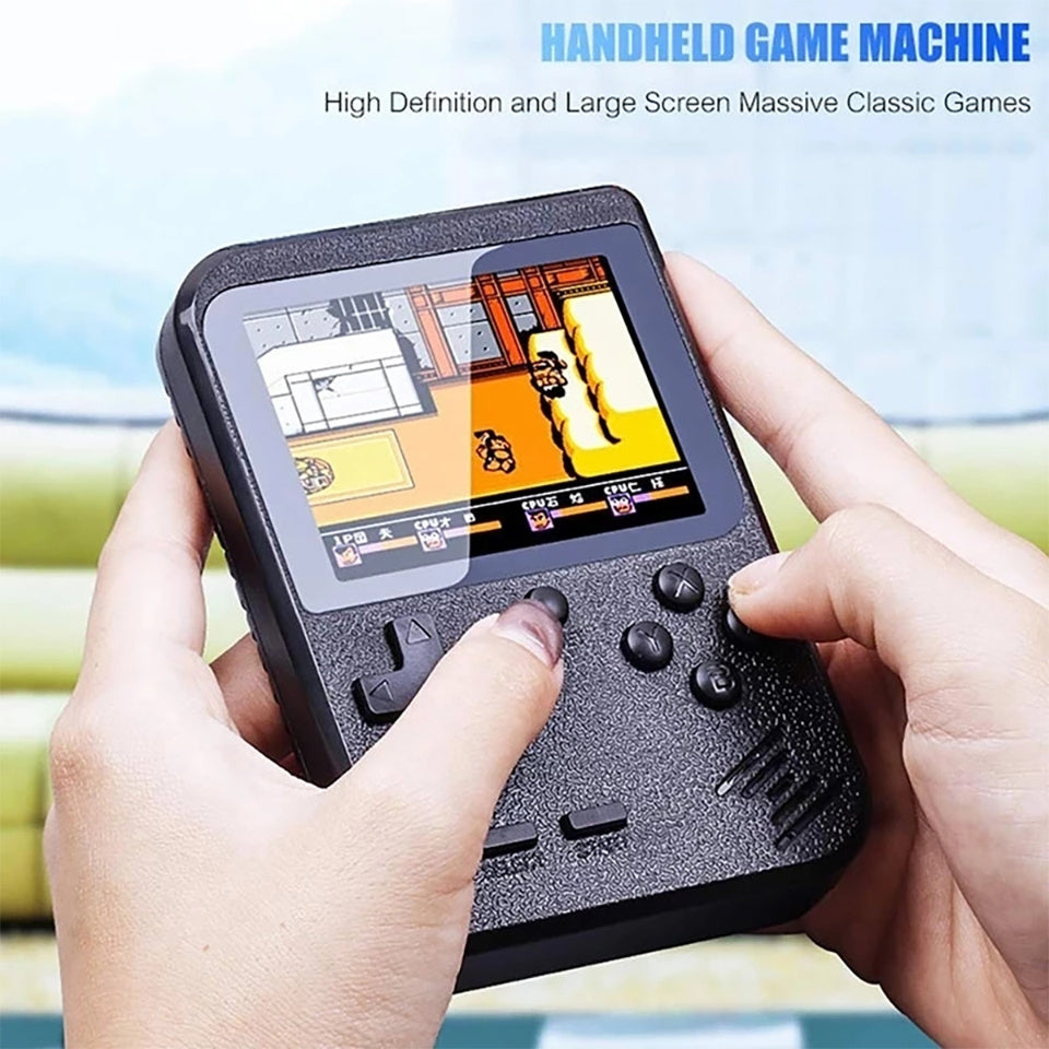Double Handheld Classic Video Game Console With 400 Built-In Games for Kids and Adult, Portable Retro Pocket Cross-Border Game Console Kids Mini Double Handheld Classic Video Game Console Games Best for Christmas / Birthday / Thanksgiving / Valentine Gift