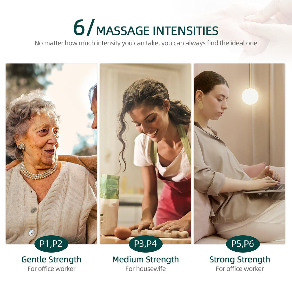 Ultimate Relief Hand Heated Massager With Air Compression For Finger, Wrist, And Palm Relaxation - Your Personal Spa Experience For Pain Relief And Stress Reduction
