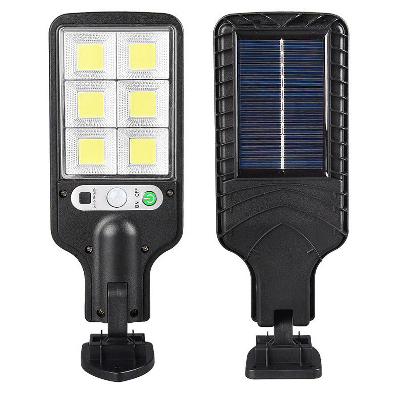 Outdoor 300W Wall LED Lights Waterproof Solar LED Lamp Security Lighting With Motion Sensor For Courtyard, Garden, Patio, Yard, Street, Basketball Court