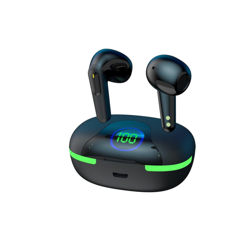 SonicStride-X1 LED Display Bluetooth Wireless Gaming Earphones Earbuds With Charging Case 9D & Surround Sound Stereo
