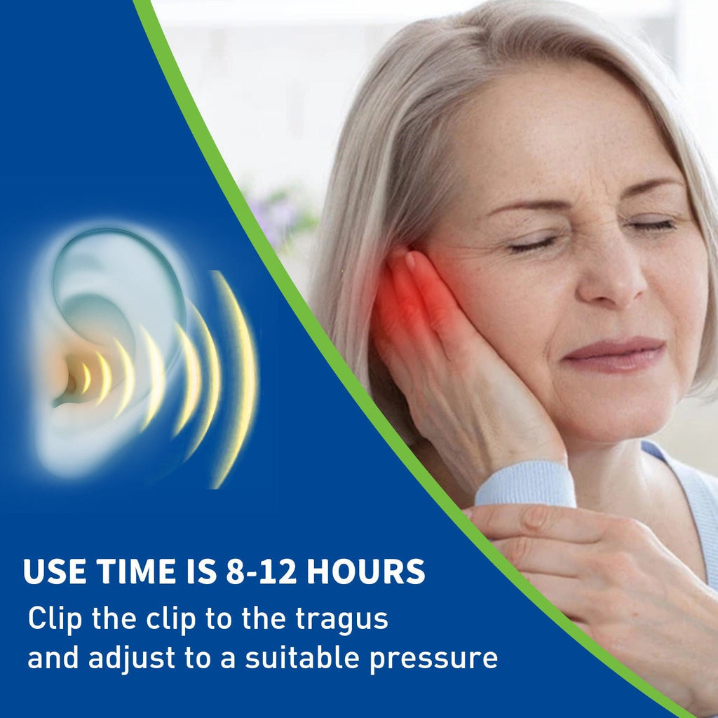 Portable Tinnitus Relief Ear Clip Cleans Earwax Ear Pressure Relief, Hearing, Tinnitus, Earache And Ear Discomfort Ear Care Clip