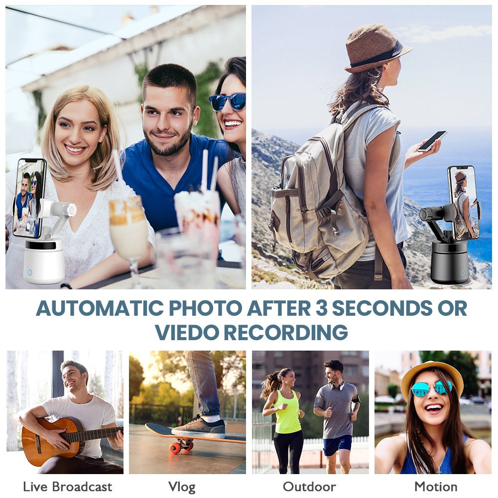 Universal 360 Degree Rotation Automatic Gimbal Mobile Phone Stabilizer/Tilt with Intelligent Face Recognition