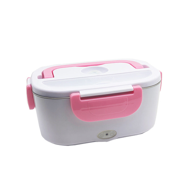 Portable Electric Heated Car Plug Heating Lunch Box Bento Fast Heating Food Warmer with Food Grade Stainless Steel Container 12-24V