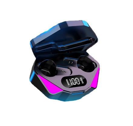 SonicStride-X15 Gaming Bluetooth Wireless Earbuds Earphones With Charging Case 9D & Surround Sound Stereo