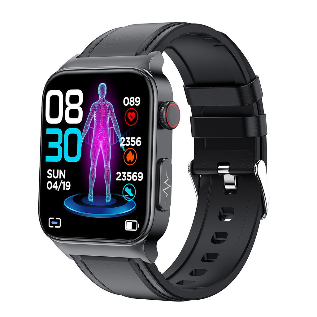 High-End ECG and Blood Sugar Monitoring Waterproof Sports Bluetooth Smart Watch Activity Fitness Tracker Pedometer SmartWatch For Men & Women