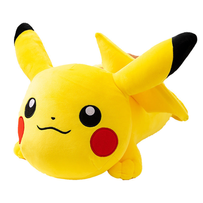 Pokemon Party Pikachu Charmander Plush Cartoon Sleeping Pikachu Series Toys Cute Sleeping Pillow Soft Hug Creative Doll Homdecor Stuffed Dolls Cartoon Animals Plush Toy For Kids In 3 Diffrent Sizes 35cm/45cm/60cm