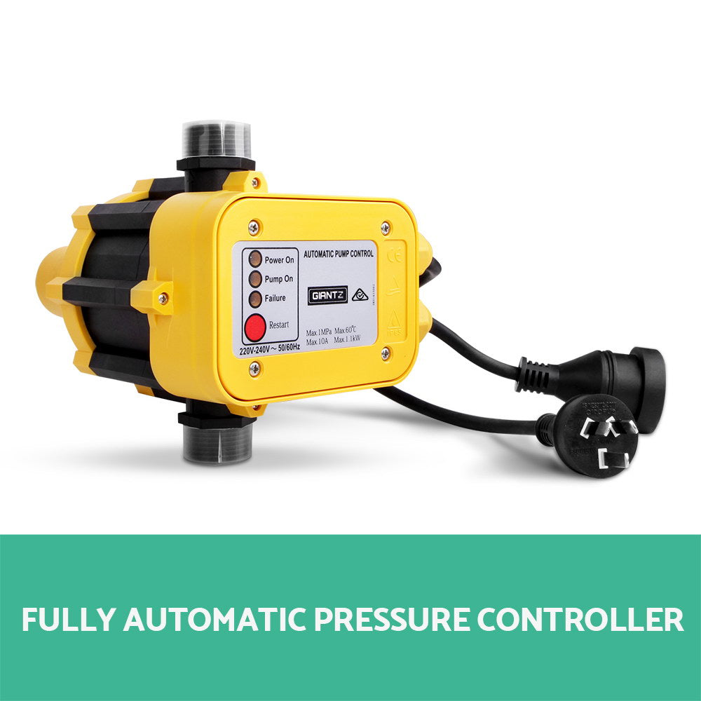 Giantz Garden Water Pump High Pressure 2500W Max. 5-Stage Tank Irrigation Yellow