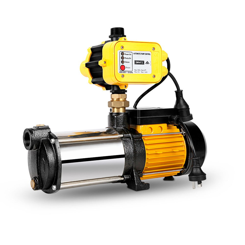 Giantz Garden Water Pump High Pressure 2500W Max. 5-Stage Tank Irrigation Yellow