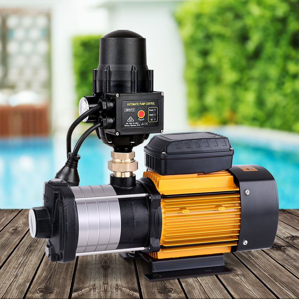 Giantz Garden Water Pump High Pressure 2000W Max. 5-Stage Tank Irrigation Black