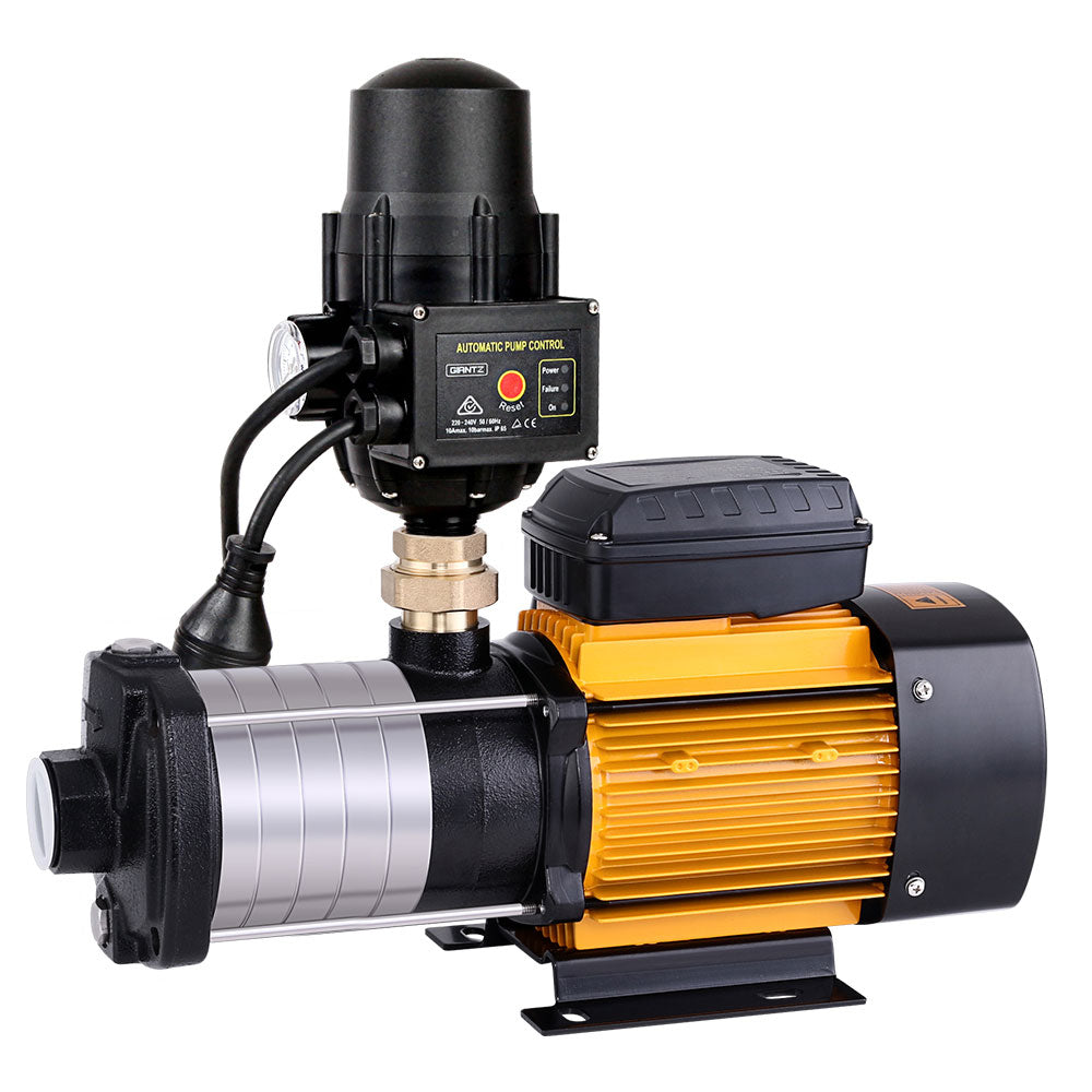 Giantz Garden Water Pump High Pressure 2500W Max. 6-Stage Tank Irrigation Black