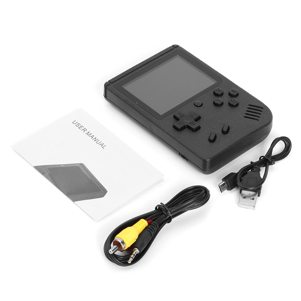 Mini Handheld Retro Game Console For Kids and Adult Classic Mini Console with 400 Classic Games Portable Arcade Game Console Is Pocket Friendly 3.0 Inch Color Screen Support for Connecting TV, Best for Christmas / Birthday / Thanksgiving / Valentine Gift