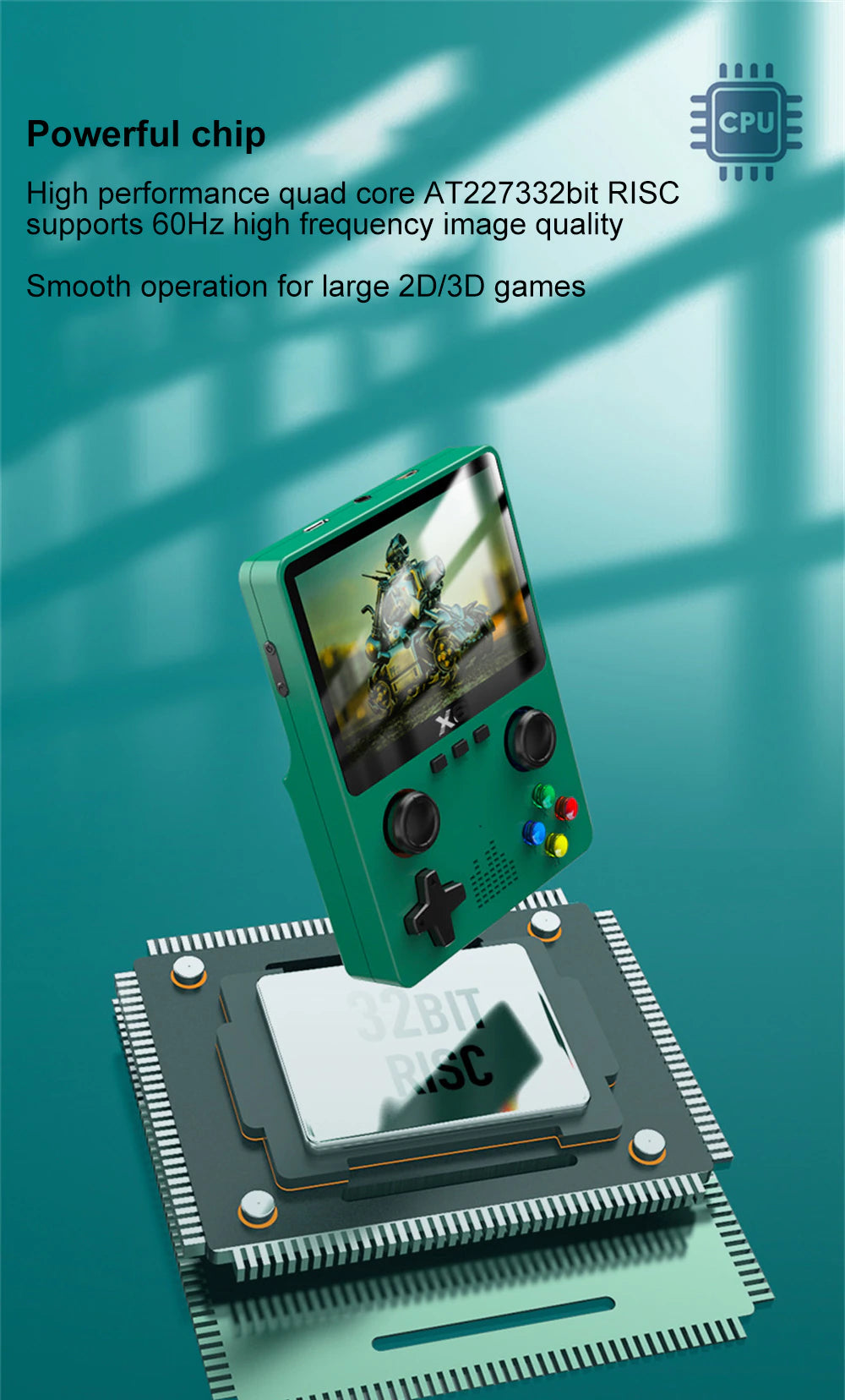 Retro Handheld Video Game Gaming Console Pocket Arcade With 11 Simulator Bult-in GBA Games