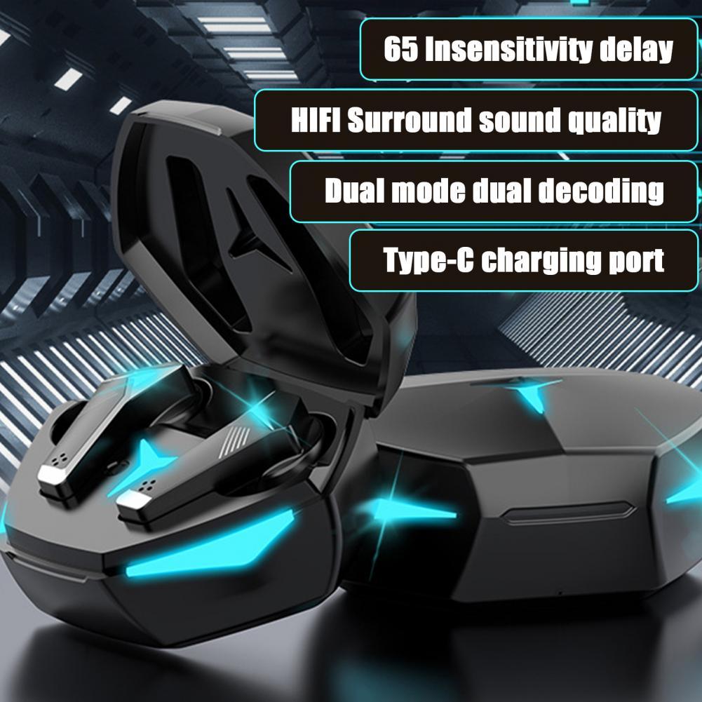 SonicStride-T33 Gaming Bluetooth Wireless Earbuds Earphones With Charging Case 9D & Surround Sound Stereo
