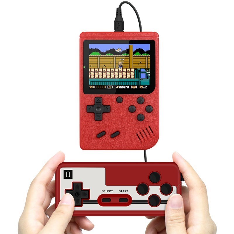 Mini Handheld Retro Game Console For Kids and Adult Classic Mini Console with 400 Classic Games Portable Arcade Game Console Is Pocket Friendly 3.0 Inch Color Screen Support for Connecting TV, Best for Christmas / Birthday / Thanksgiving / Valentine Gift