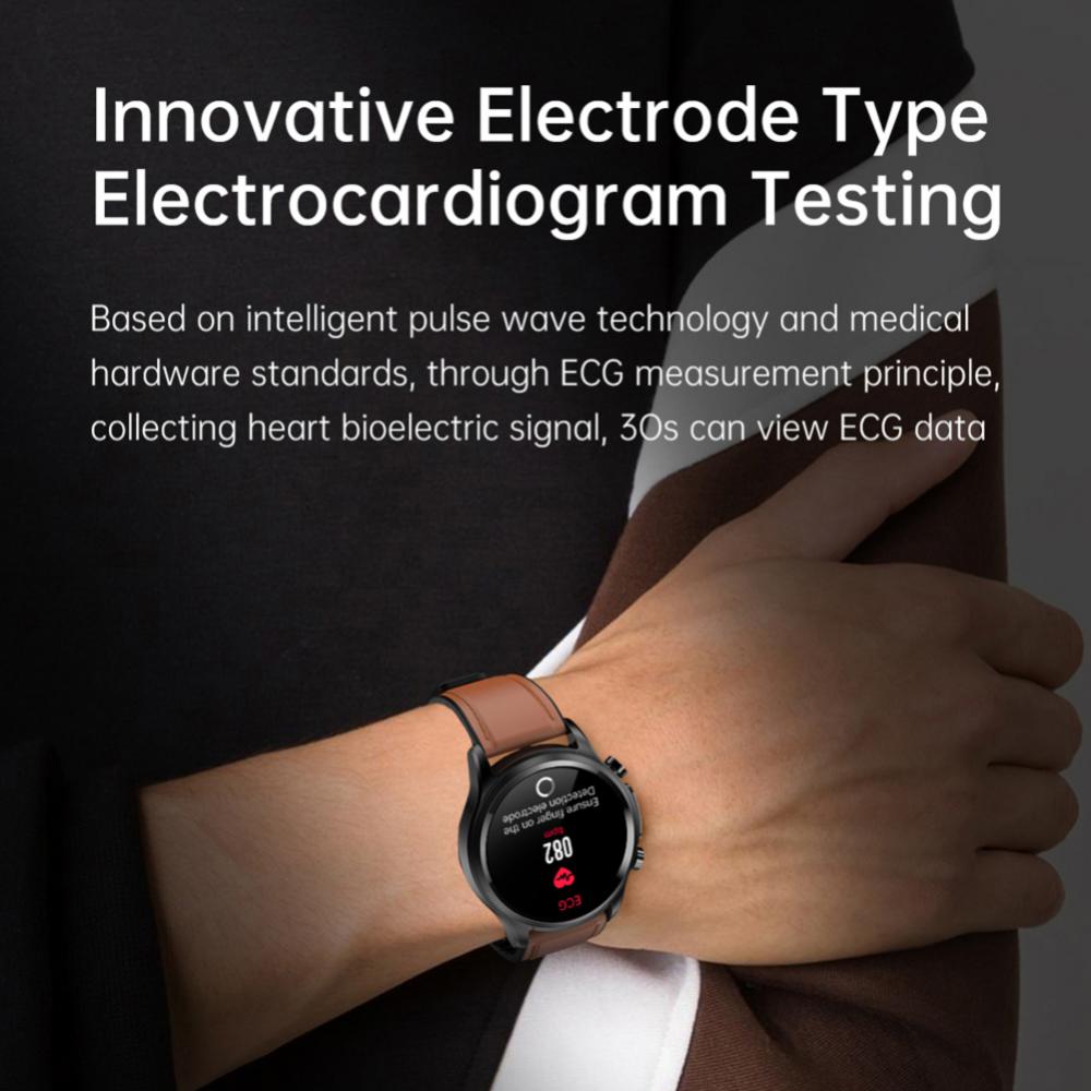 Waterproof ECG Bluetooth Smart Watch Fitness Activity Tracker Pedometer For Men & Women With Heart Rate Sleep Blood Pressure Blood Suger & Blood oxygen Monitor For All Smart Phones Cheap Smartwatch For Apple iPhone Samsung Android iOS