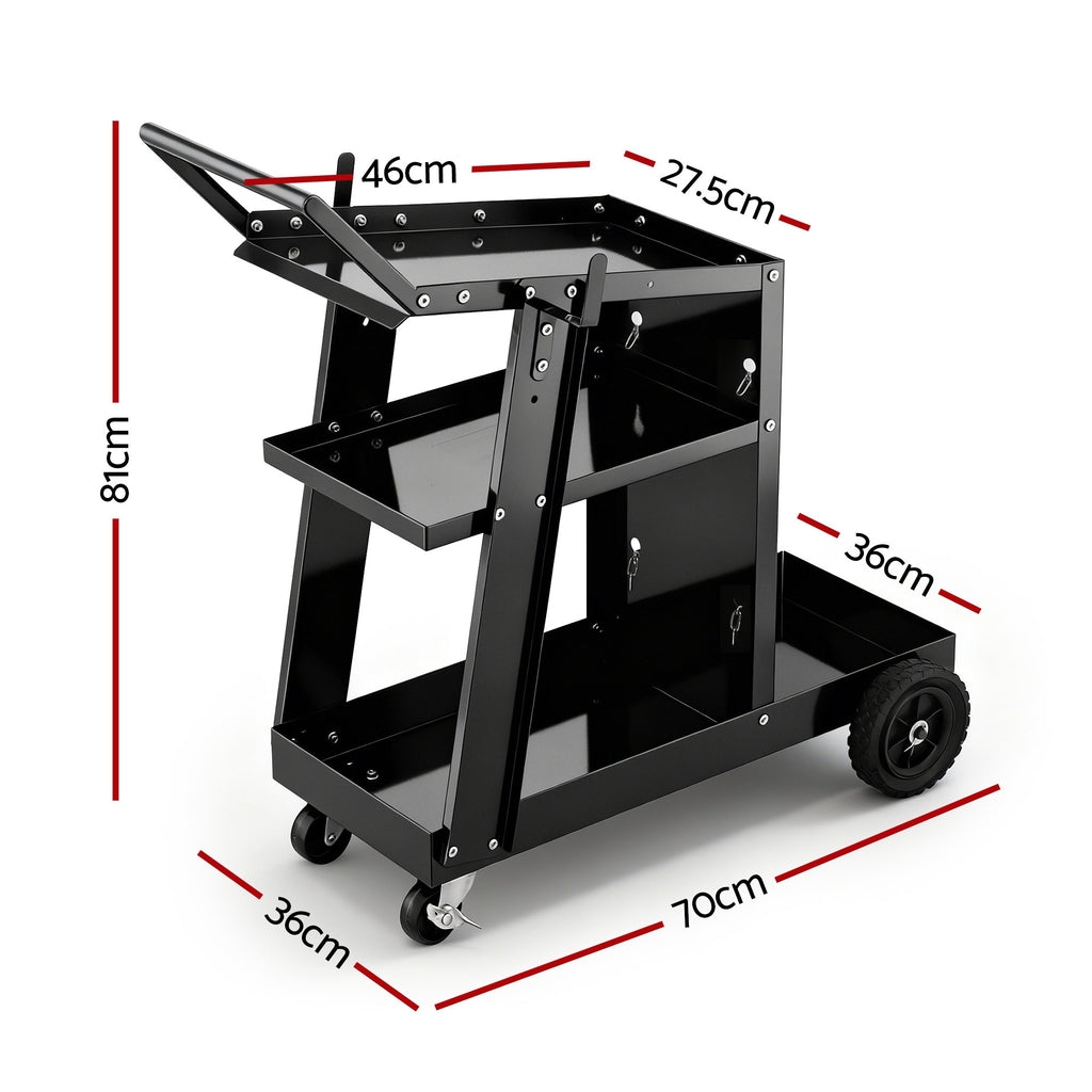 Giantz Welding Trolley Cart Welder MIG TIG ARC MMA Welder Plasma Cutter Storage