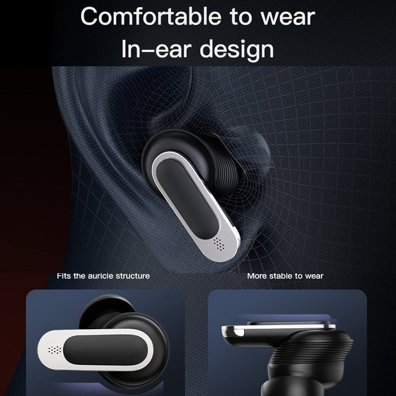 Smart ANC+ENC Earphone Bluetooth 5.3 Interactive Touch Control LCD Screen Headphones Wireless Earbuds With Active Noise Cancellation  Waterproof Headsets