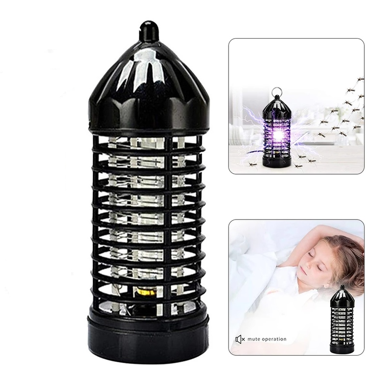 Electric Indoor/Outdoor Insect Killer Zapper Non-Radiation Fly Catcher Electric Mosquito Trap Bug Repellent UV Lamp Night Light Small And Safe Energy Efficient For Home, Bedroom, Garden, Kitchen, Eliminate Moths