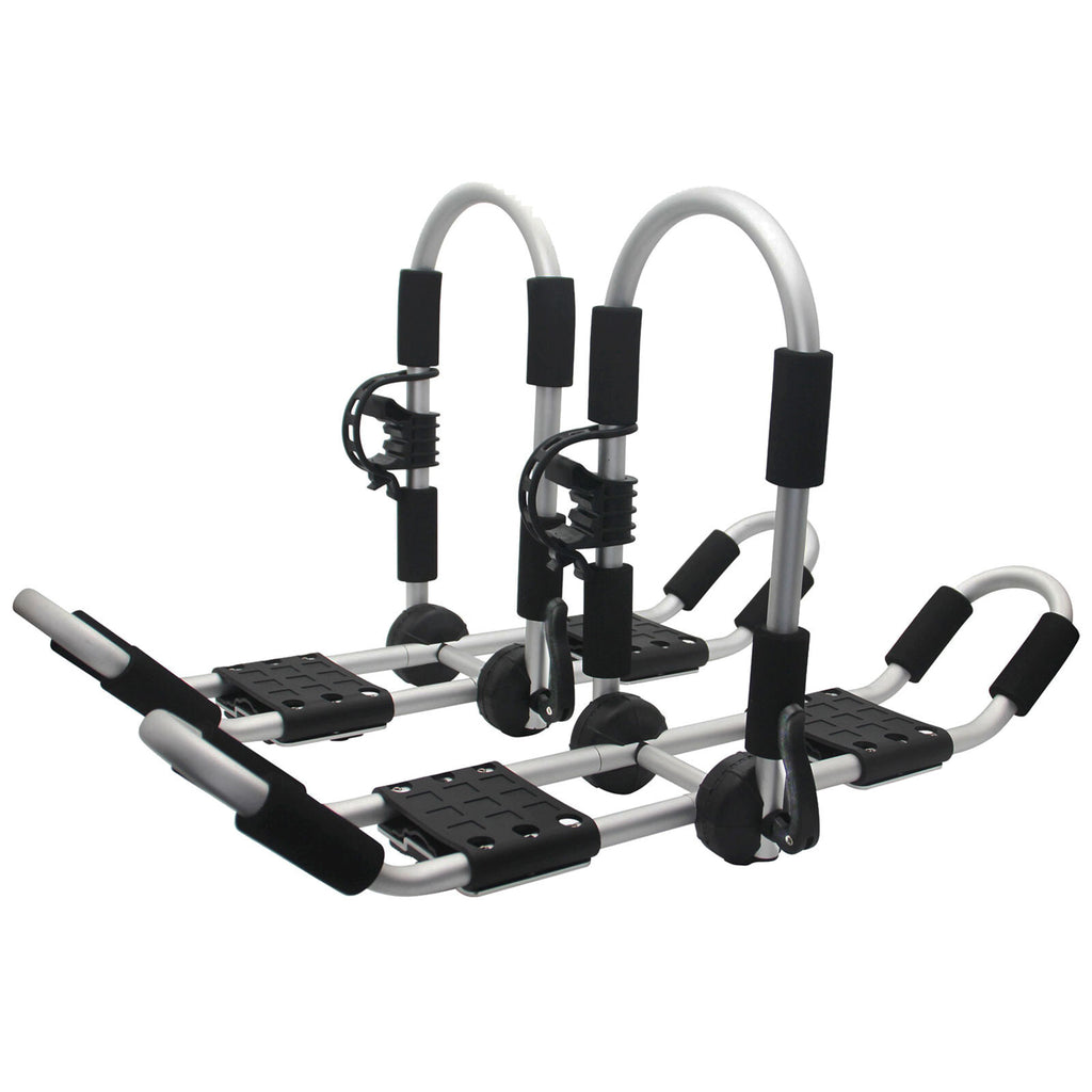Universal Kayak Carrier Canoe Surf Ski Roof Rack Aluminum 2 Bilateral Holders