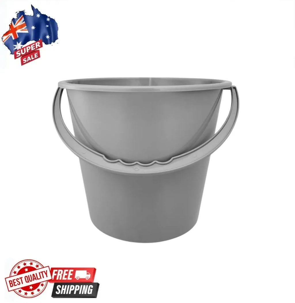 9L Grey Water Bucket Cleaning Bucket Free Shipping Au