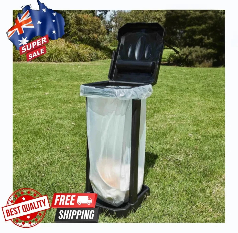Collapsible Rubbish Bin Camping Caravan Rubbish Trash Can 10 x rubbish Trash Bag
