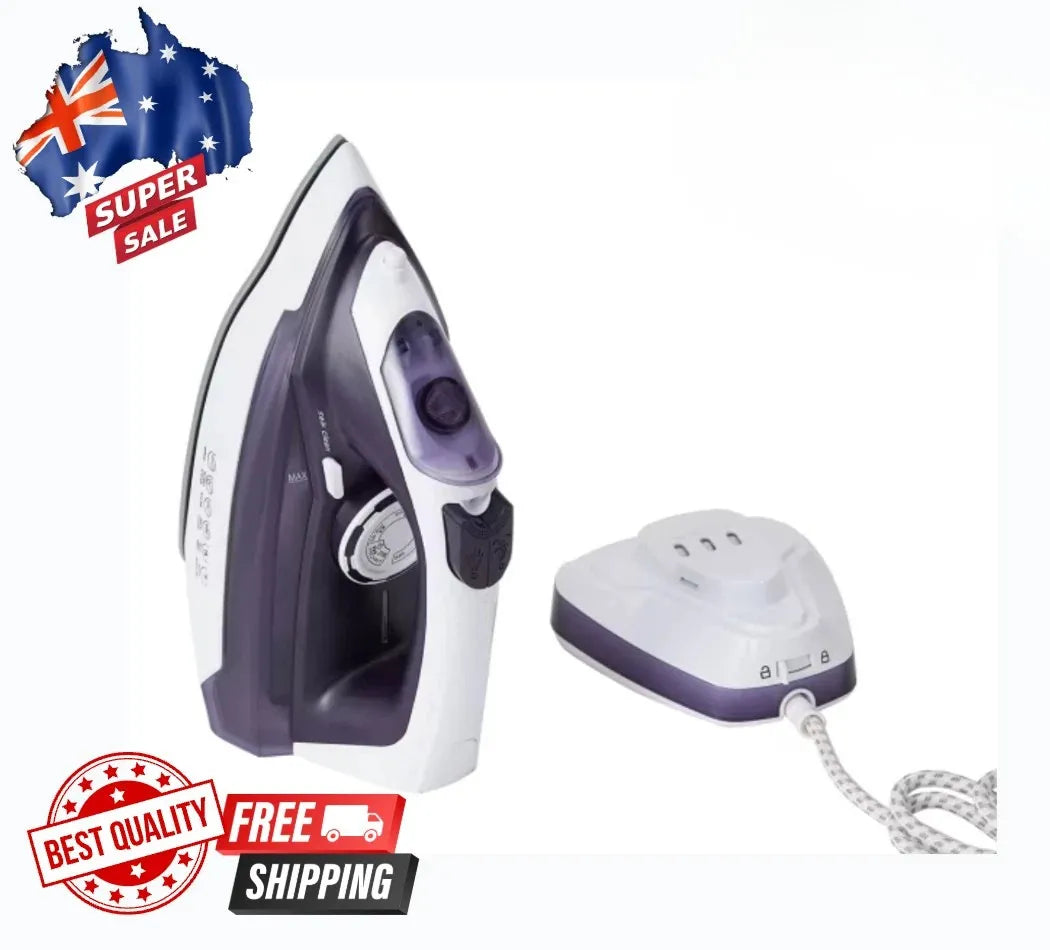 New Cordless Steam Iron Ironing Multifunction Garment Steamer Press 2400W