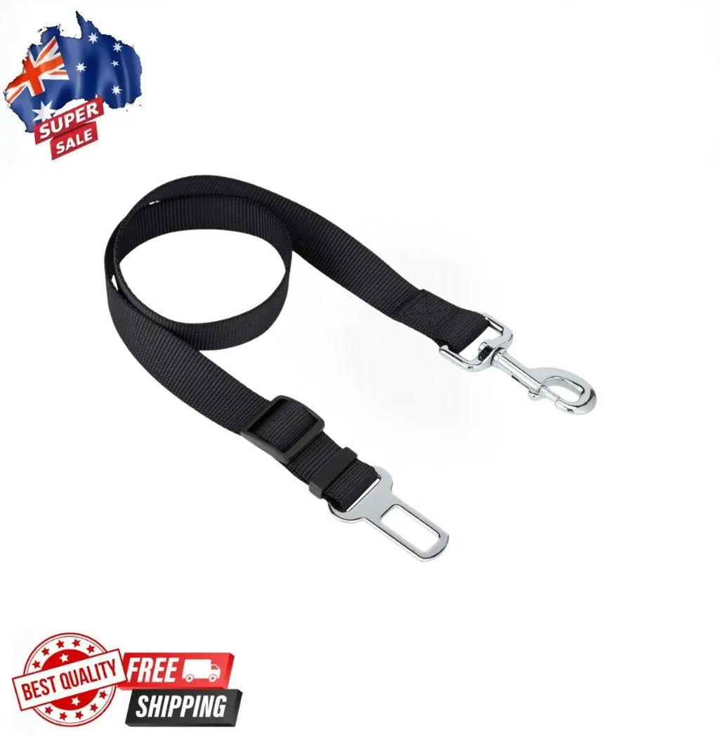 Adjustable Pet Dog Safety Car Vehicle Seat Belt Harness Restraint Lead Leash