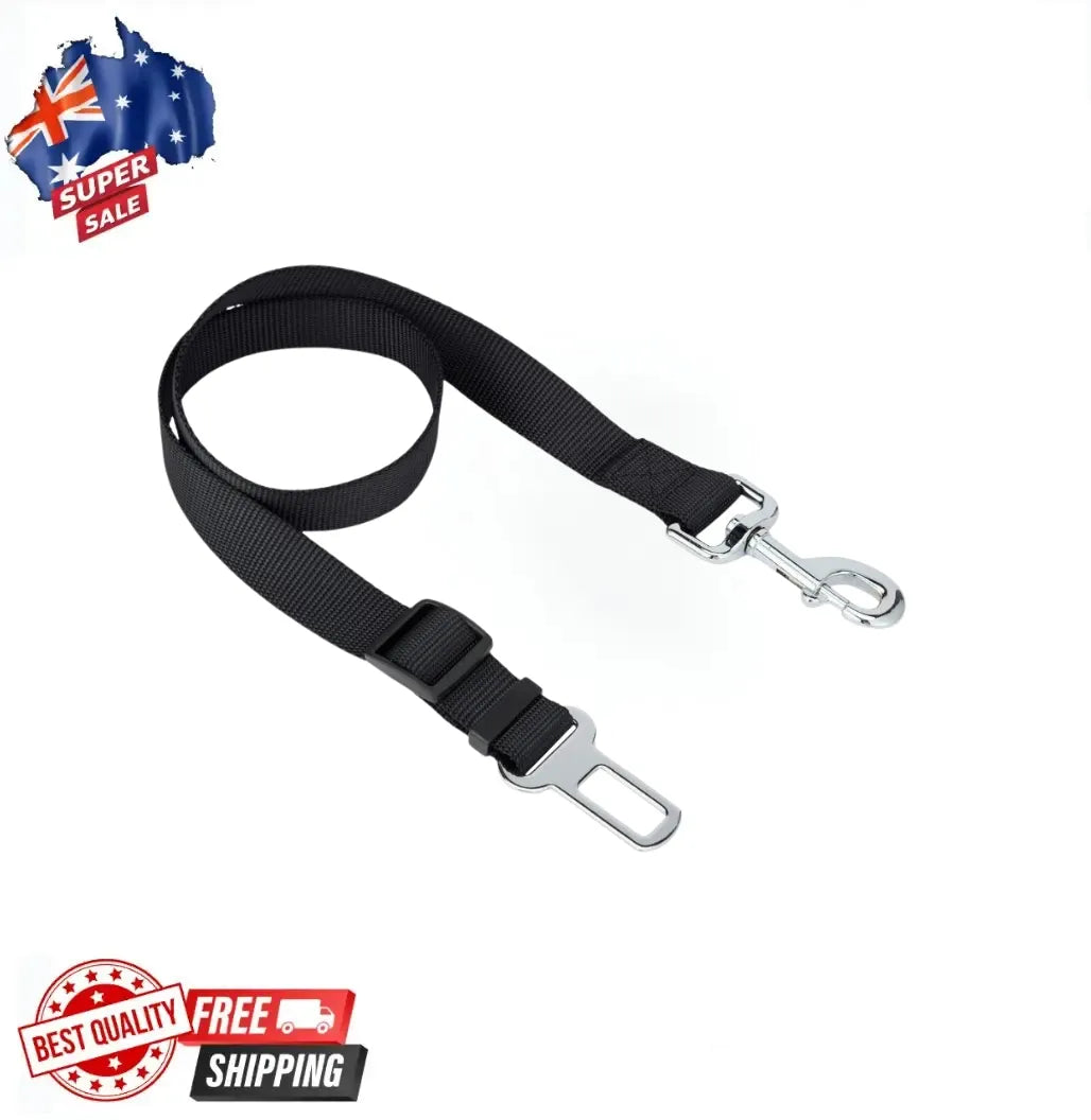 Adjustable Pet Dog Safety Car Vehicle Seat Belt Harness Restraint Lead Leash