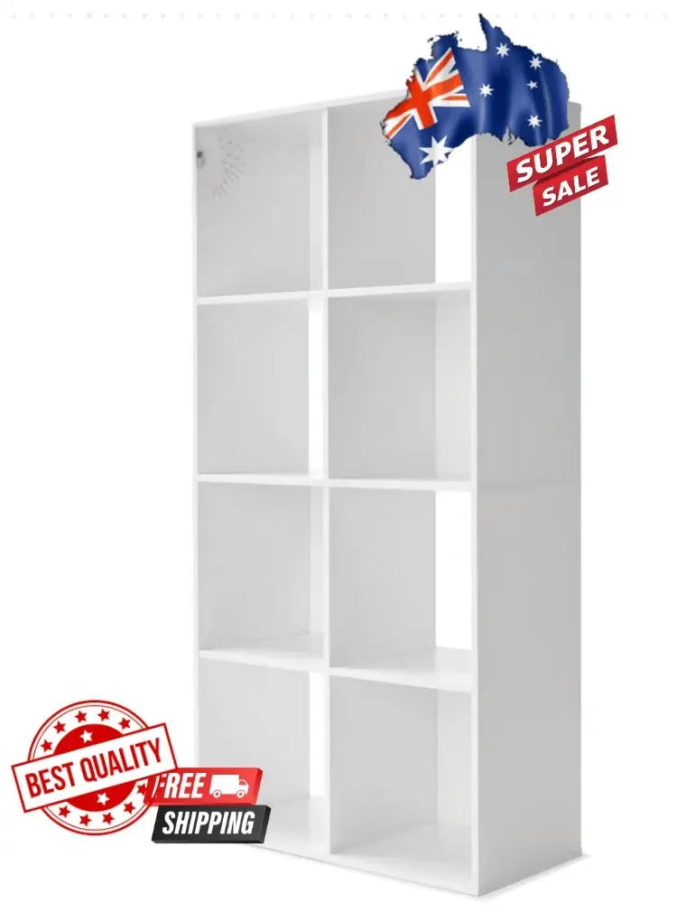 8 Cube Storage Shelf Display Cabinet Cupboard Bookshelf Unit Toy Book Organizer