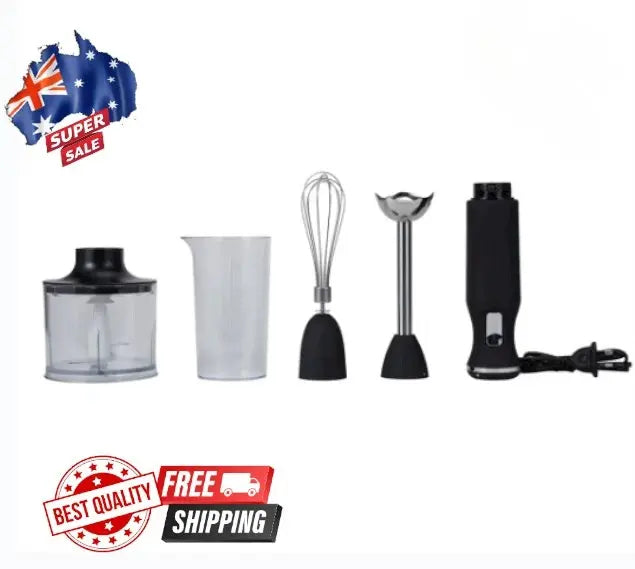 Stick Mixer with Chopper Set Includes 1 x 550ml beaker, 1 x 600ml mini chopper