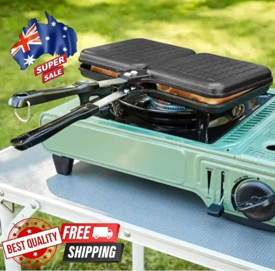 Jaffle Maker Stove Top Sandwich Maker Press Non Stick Jaffle Meat Grill Toaster