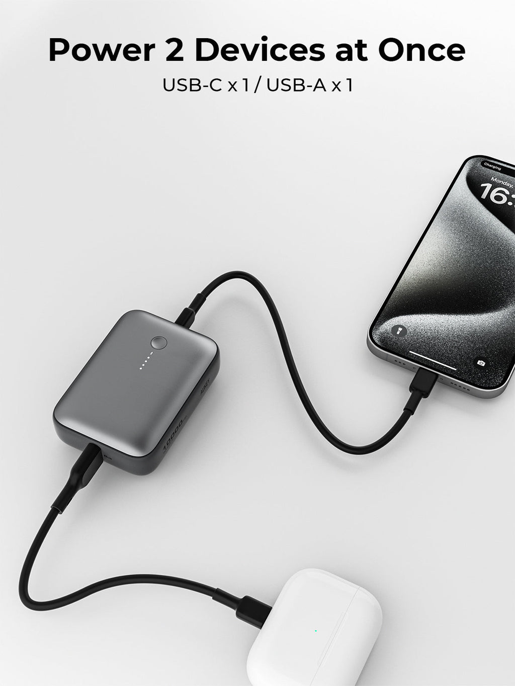 AUKEY Spark Mini 10000 Compact Fast Charging Power Bank (PB-Y55)