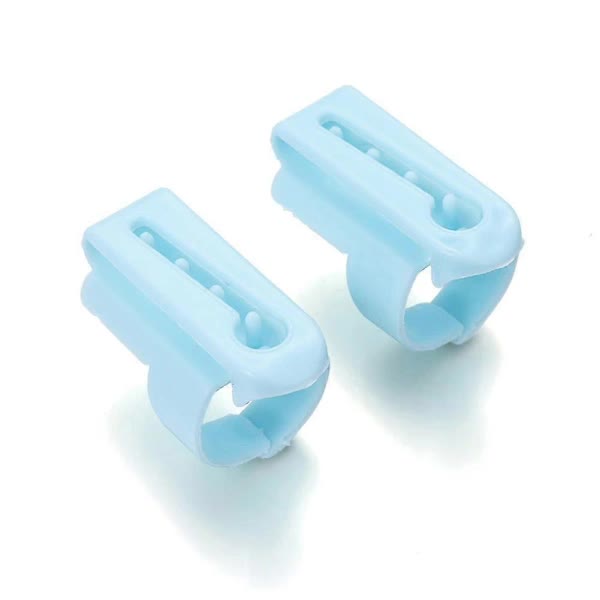 4pcs Plastic Yarn Guide Finger Holder Knitting Thimble Tool for Yarn Separation