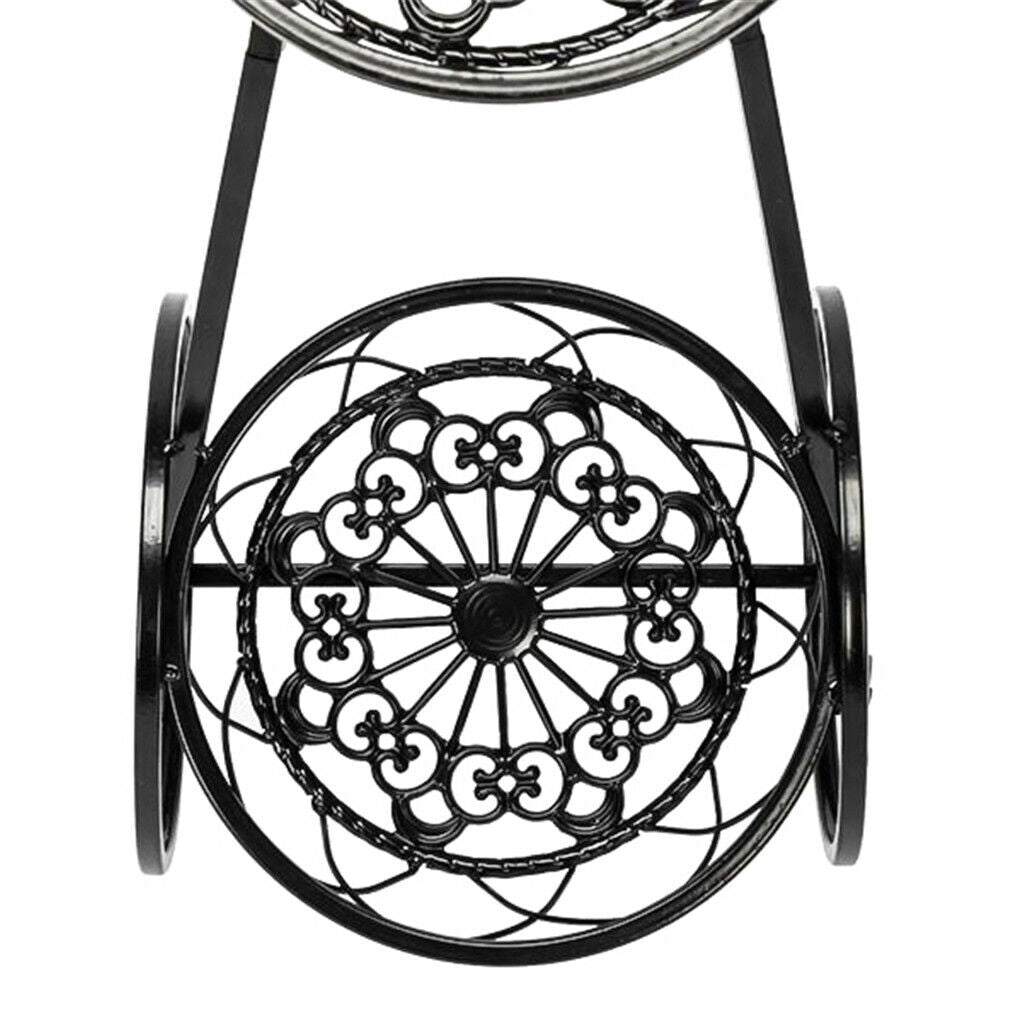 3-Tier Iron Bicycle Plant Stand Rack Tricycle Planter