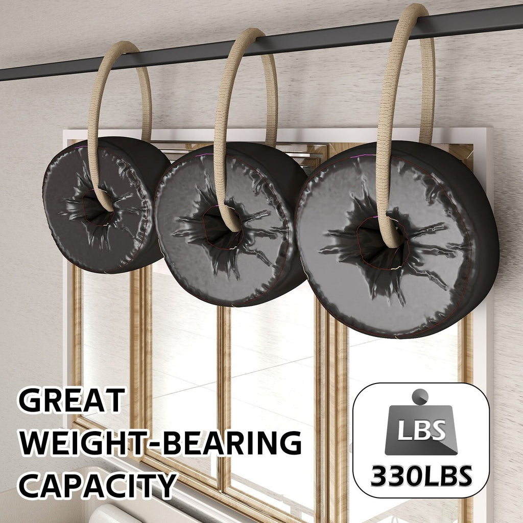 Sliding Barn Door Kit Heavy Duty Rust Resistant Single 2.44M