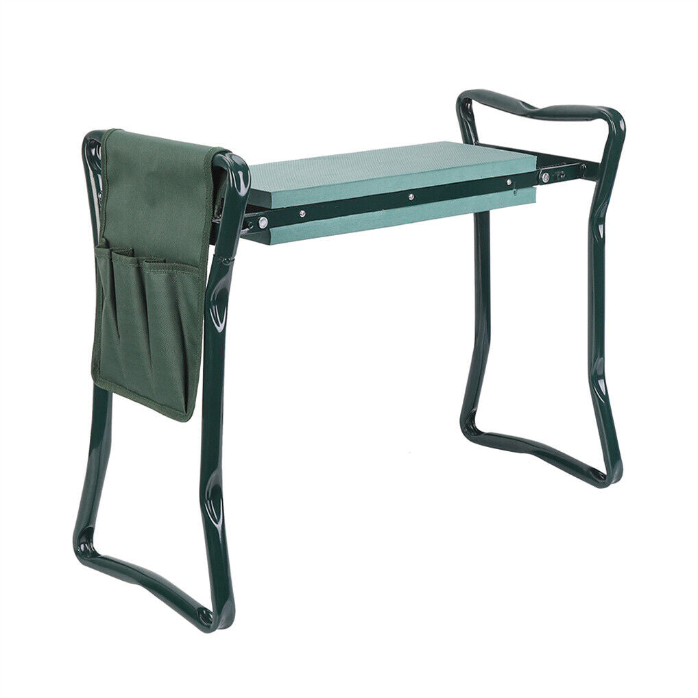 XXL Garden Kneeler Seat Stool with Pocket, 150kg Load