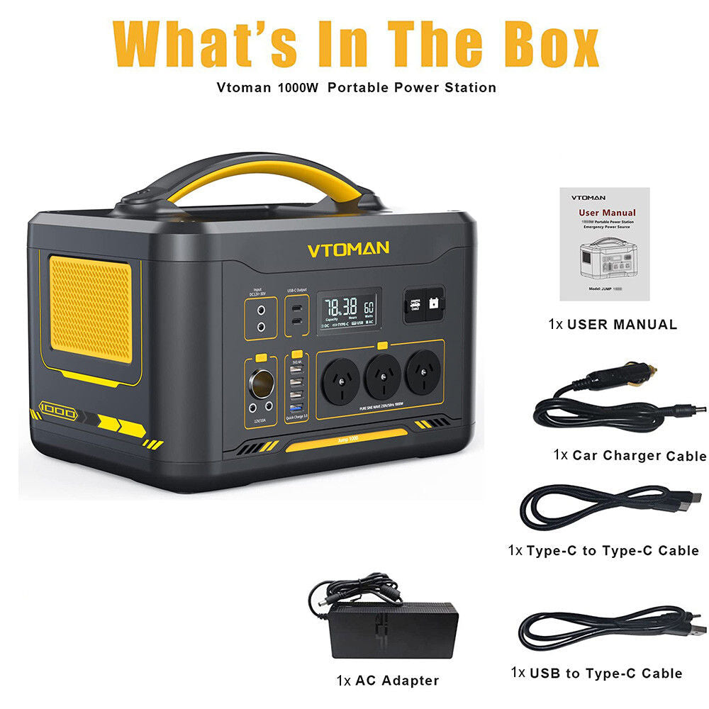 Jump 1500X 1500W Solar Generator + 220W Panel AC/DC