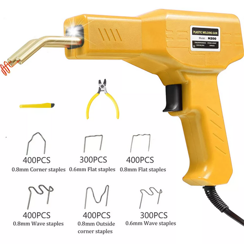 200W Plastic Welder Garage Tool Hot Staplers Cracke Bumper Repair Weld Machine