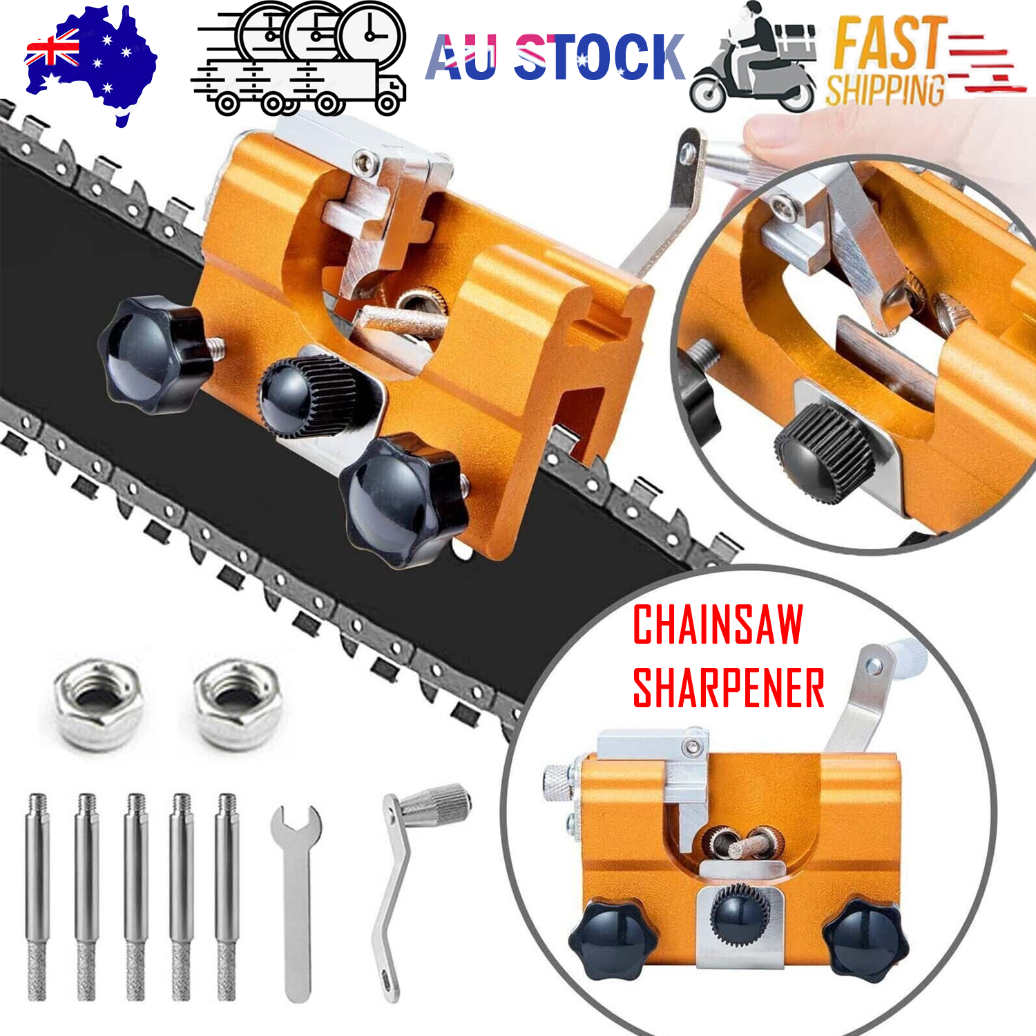 Easy Portable Chainsaw Sharpener Jigs Sharpening Tool Chain Saws Electric Saws