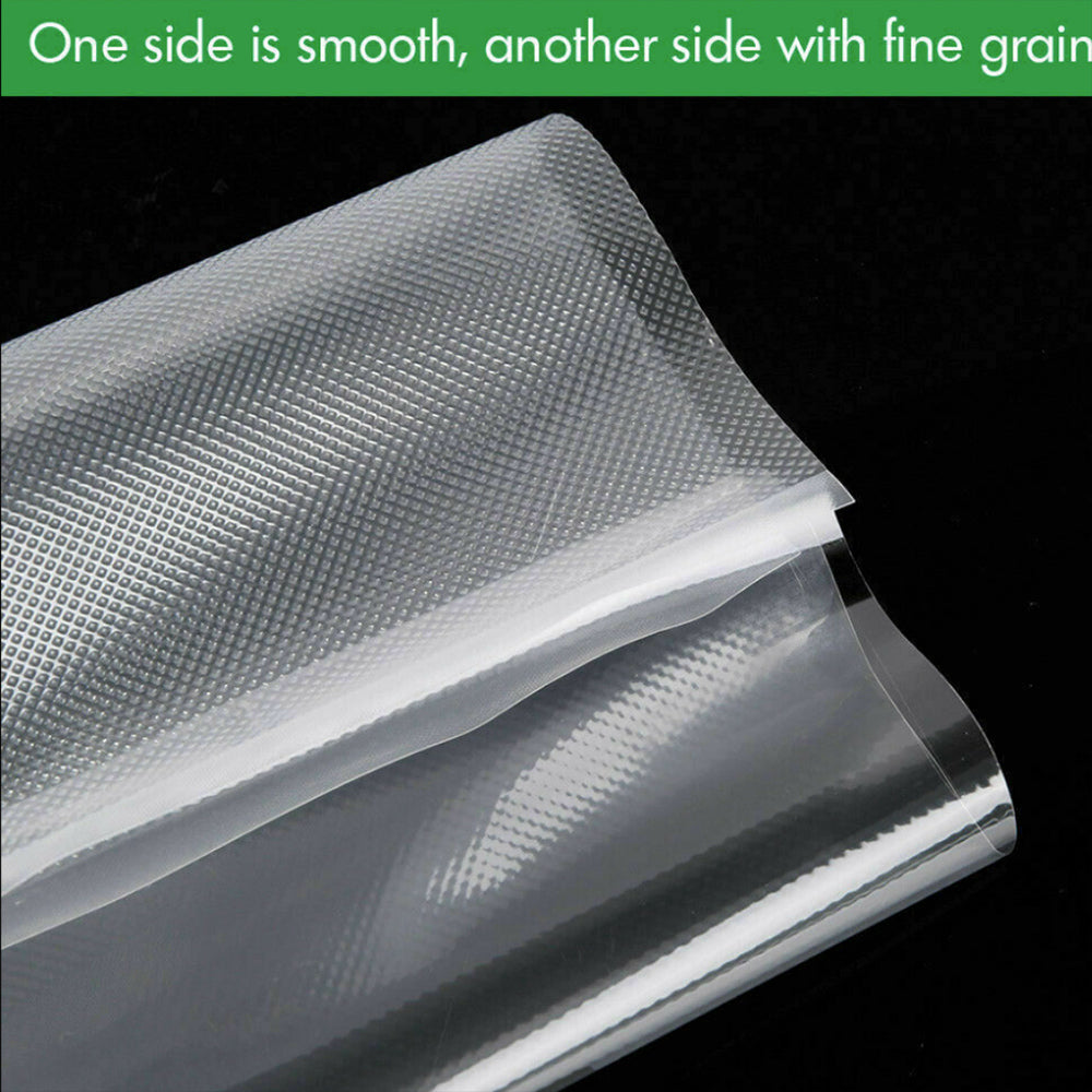 100X Vacuum Sealer Bags Precut Food Storage Saver Heat Seal Cryovac BPA-Free 15x25cm